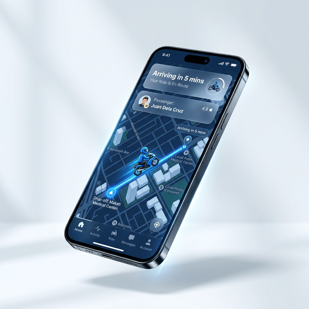 Ease Sakay App Mockup